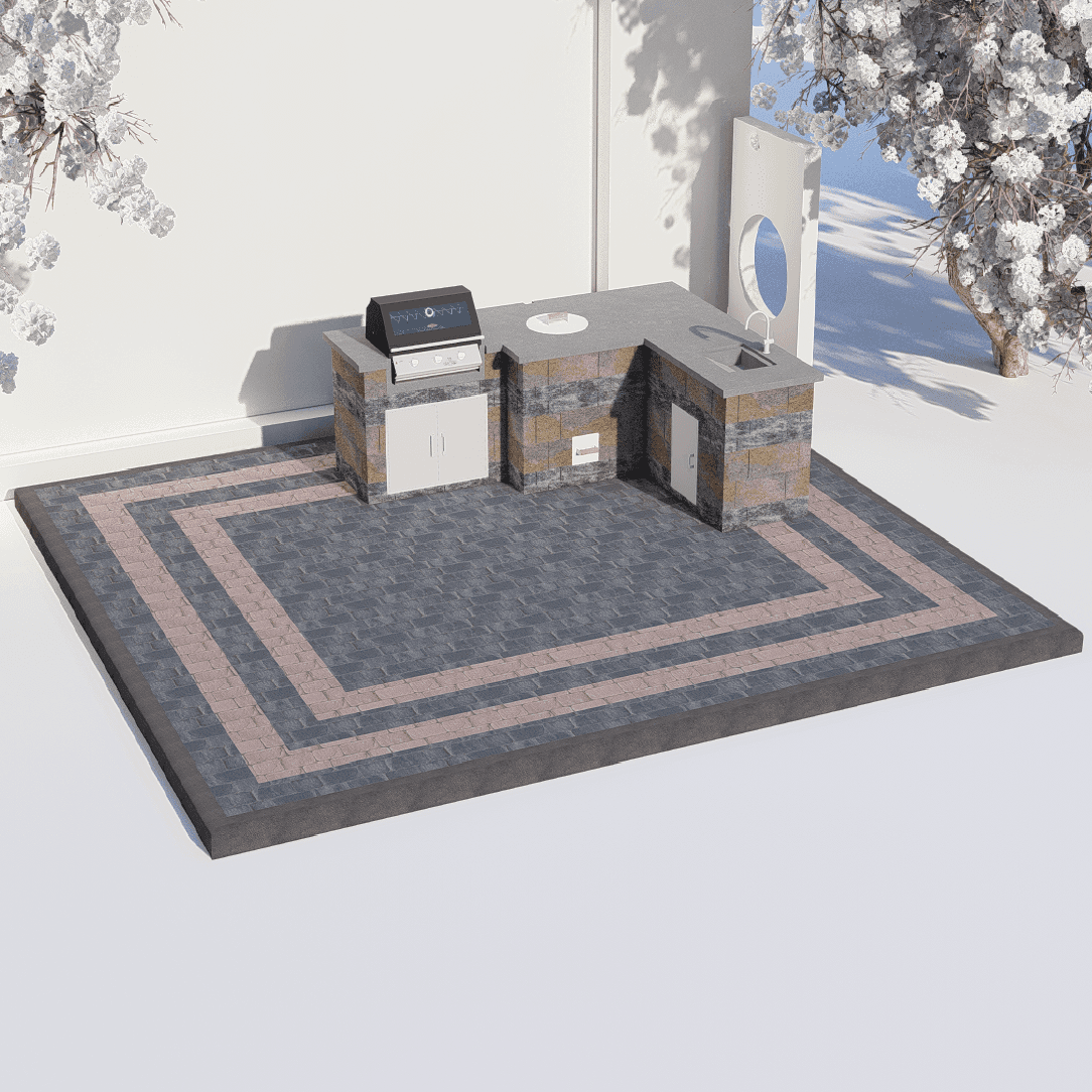 Outdoor Kitchen 4038 - 5.80 x 5.20 m